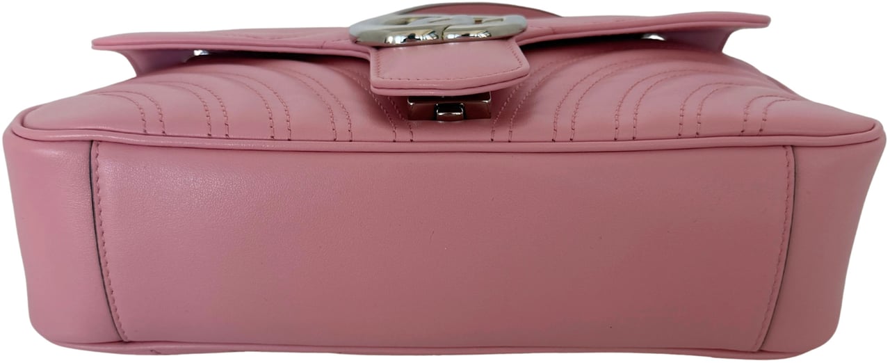 Gucci Gucci GG Marmont Small pink silber Hardware / neuwertig Roze