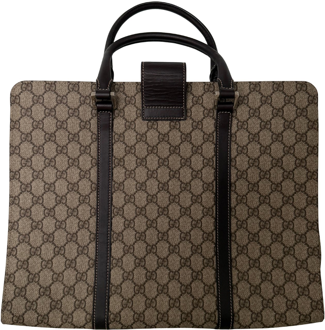 Gucci Gucci GG Supreme Business Laptop Bag / gut Beige