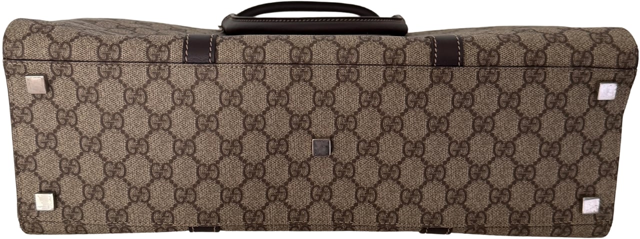 Gucci Gucci GG Supreme Business Laptop Bag / gut Beige