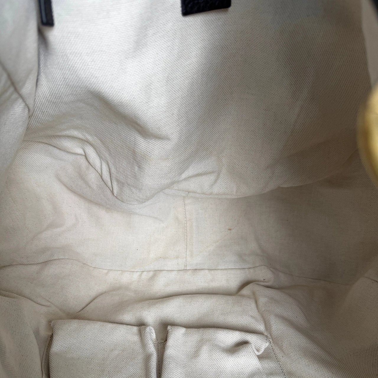 Gucci Gucci Kalbsleder Tote Bag schwarz goldene Hardware / sehr gut Divers