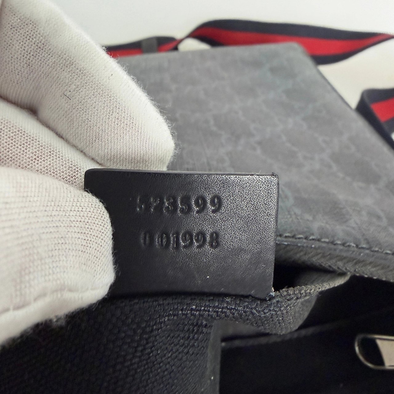 Gucci Gucci GG Supreme Messenger Bag navy / akzeptabel Divers