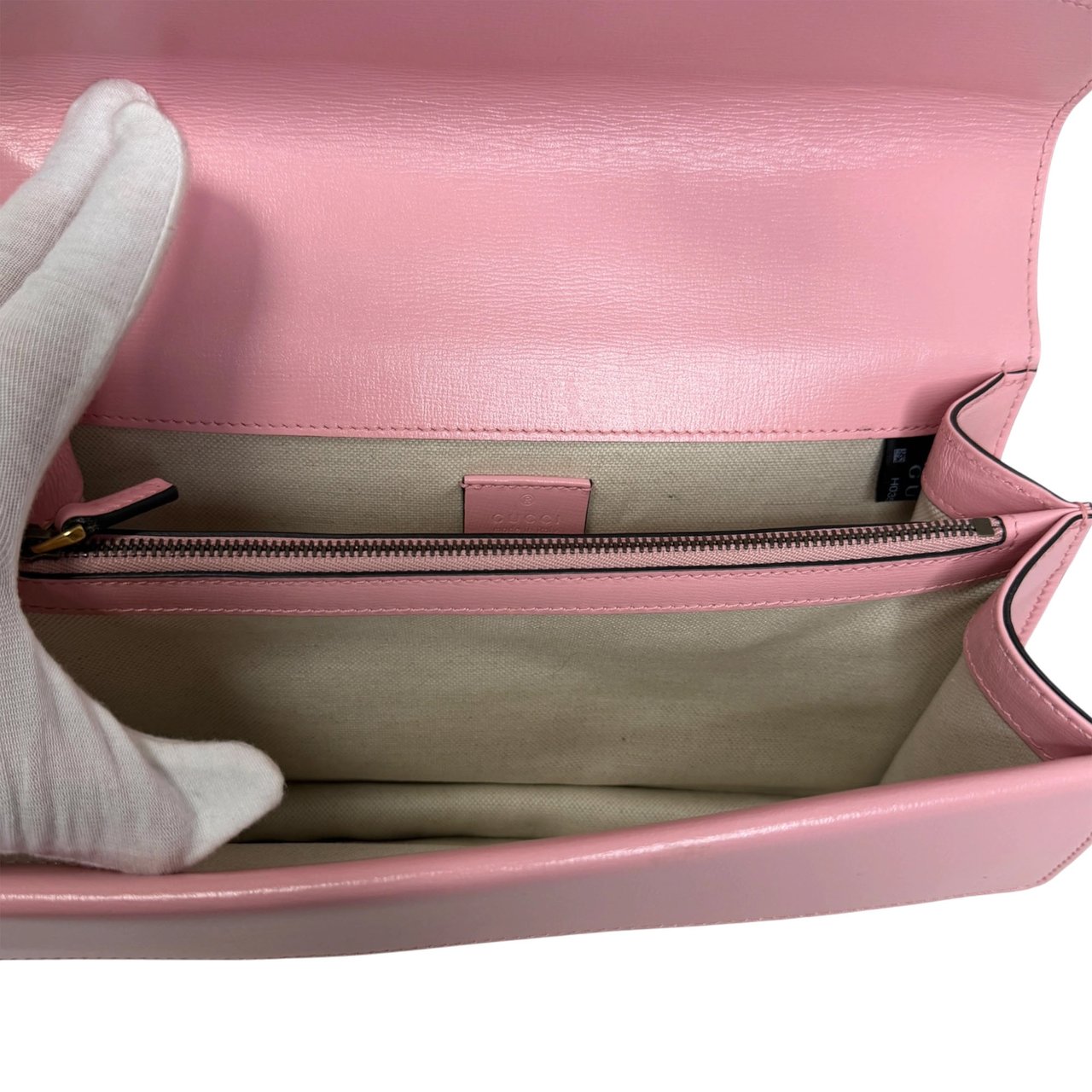 Gucci Dionysus Bicolor Small Leder Azalea / sehr gut Rood