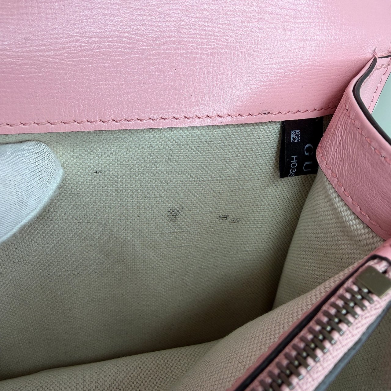 Gucci Dionysus Bicolor Small Leder Azalea / sehr gut Rood