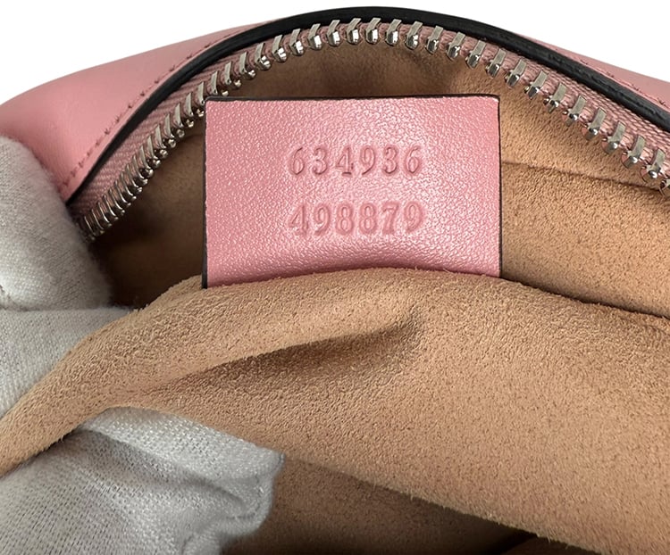 Gucci Mini Camerabag Leder Rosa Fullset / neuwertig Roze