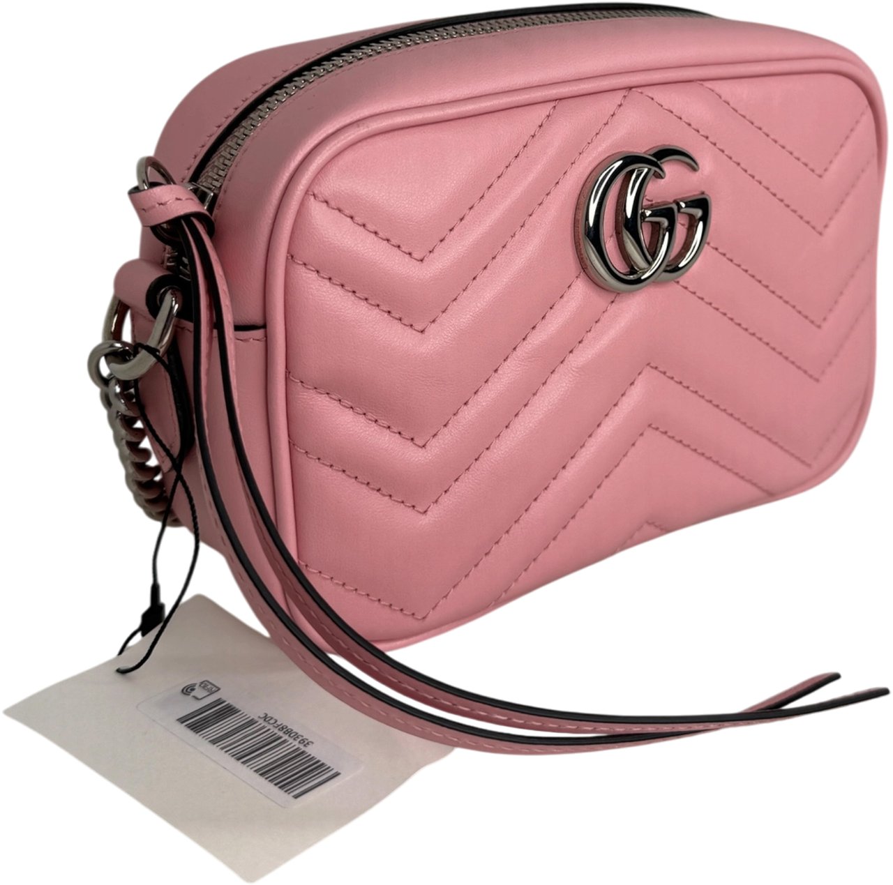 Gucci Mini Camerabag Leder Rosa Fullset / neuwertig Roze
