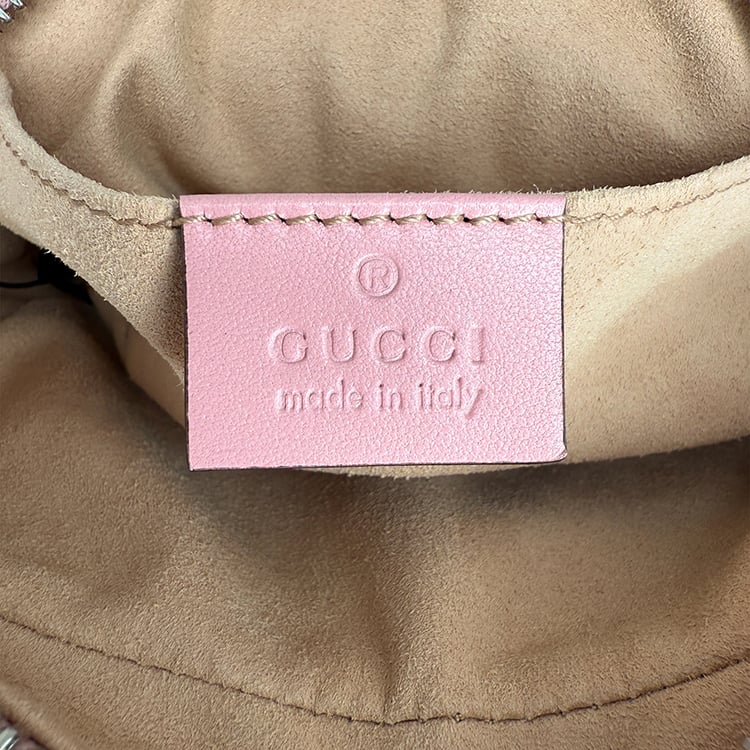 Gucci Mini Camerabag Leder Rosa Fullset / neuwertig Roze