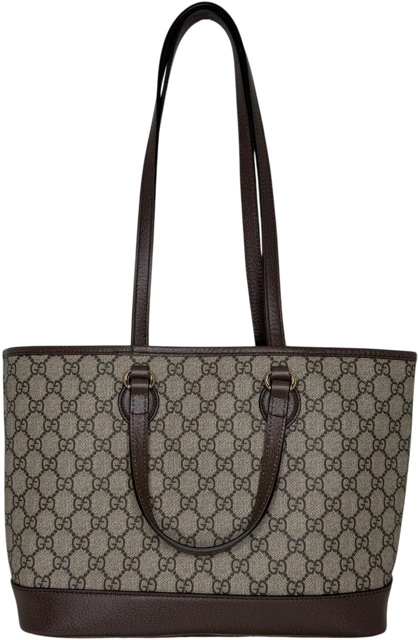 Gucci Ophidia GG Supreme Small Shopper beige Full set Beige