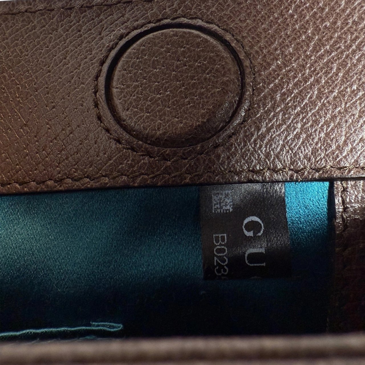 Gucci GG Supreme Monogram Web Small Ophidia braun / neuwertig Bruin