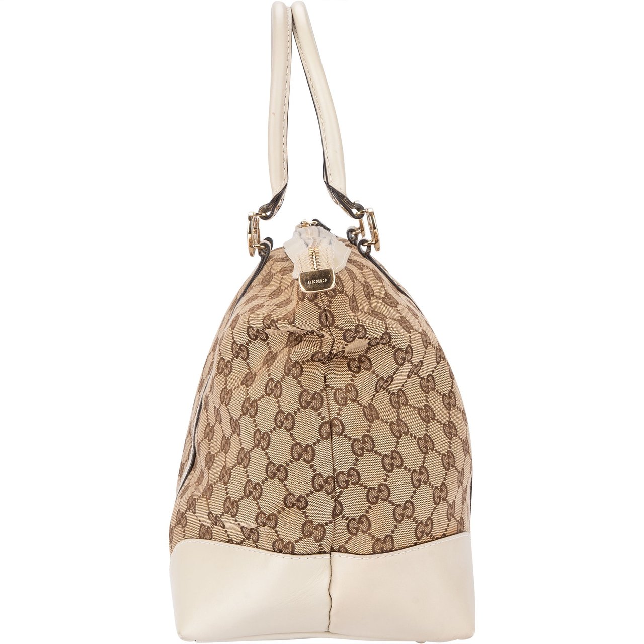 Gucci Gucci GG Monogram Twin Heart Handbag Bruin