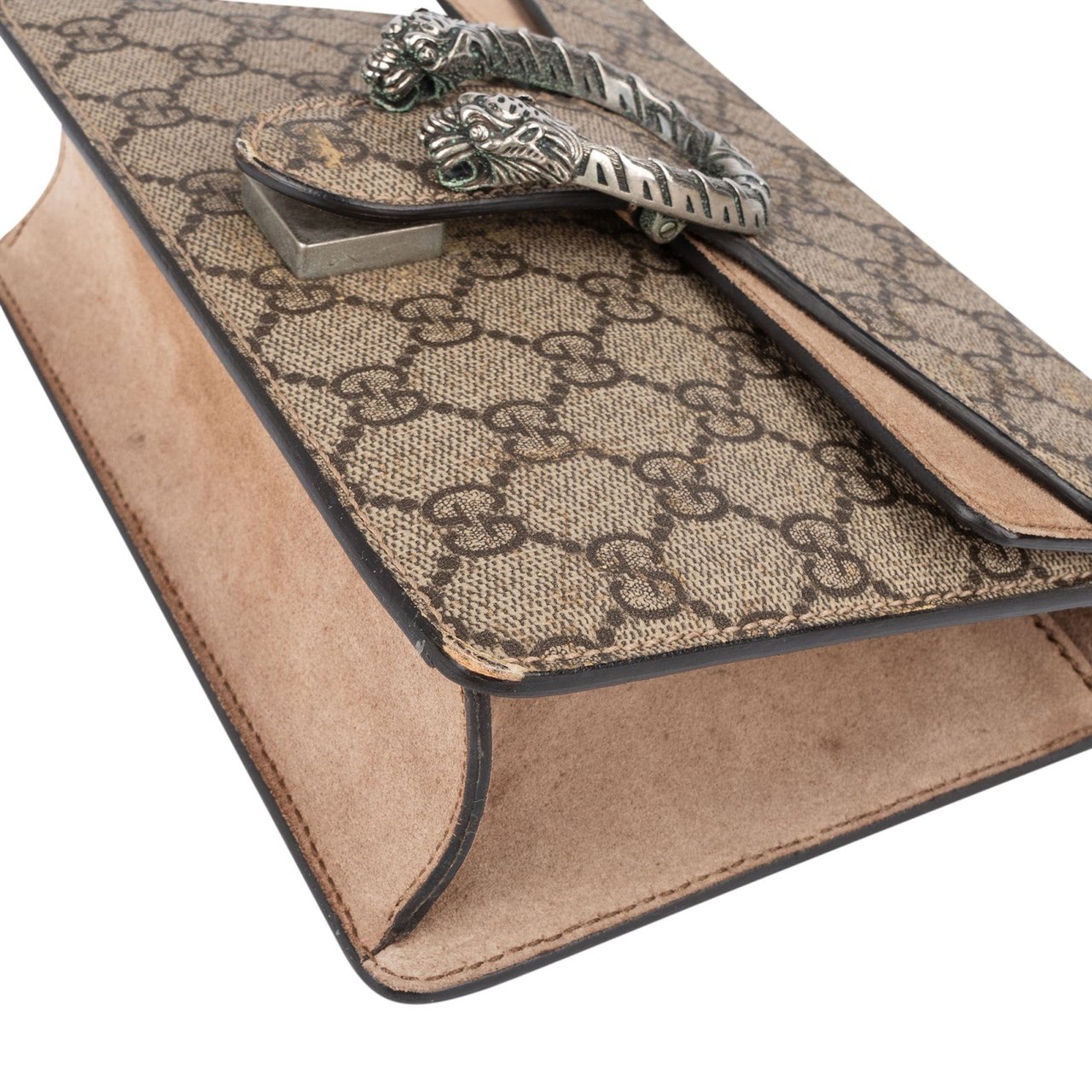 Gucci Gucci Monogram Dionysus GG Supreme Mini Crossbody Bag Beige