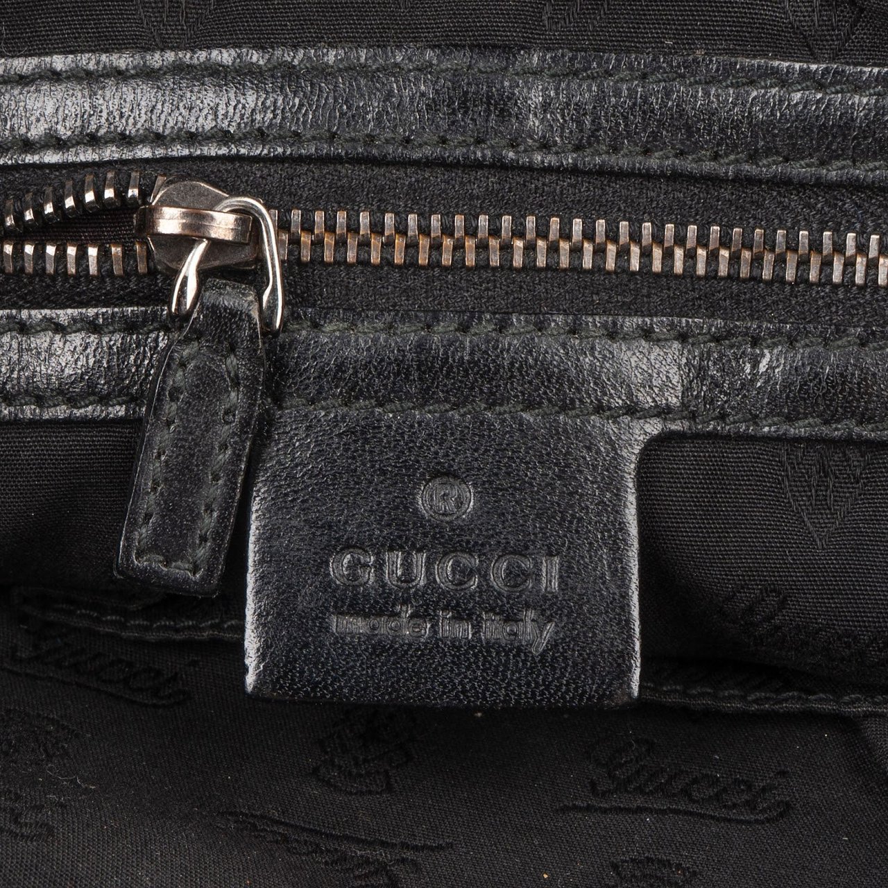 Gucci Gucci Monogram GG Imprimé Joy Tote Shoulder Bag Zwart