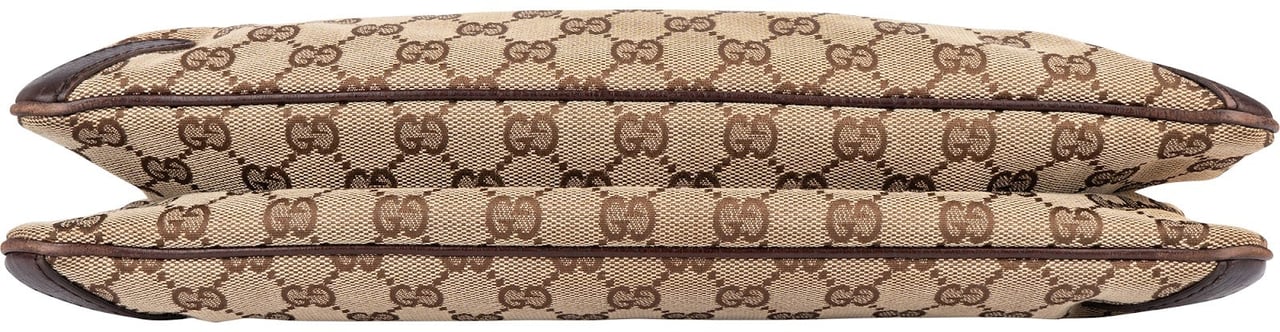 Gucci Gucci Monogram GG Horsebit Handbag Beige