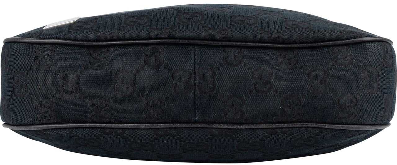 Gucci Monogram GG Hobo Shoulder Bag Zwart