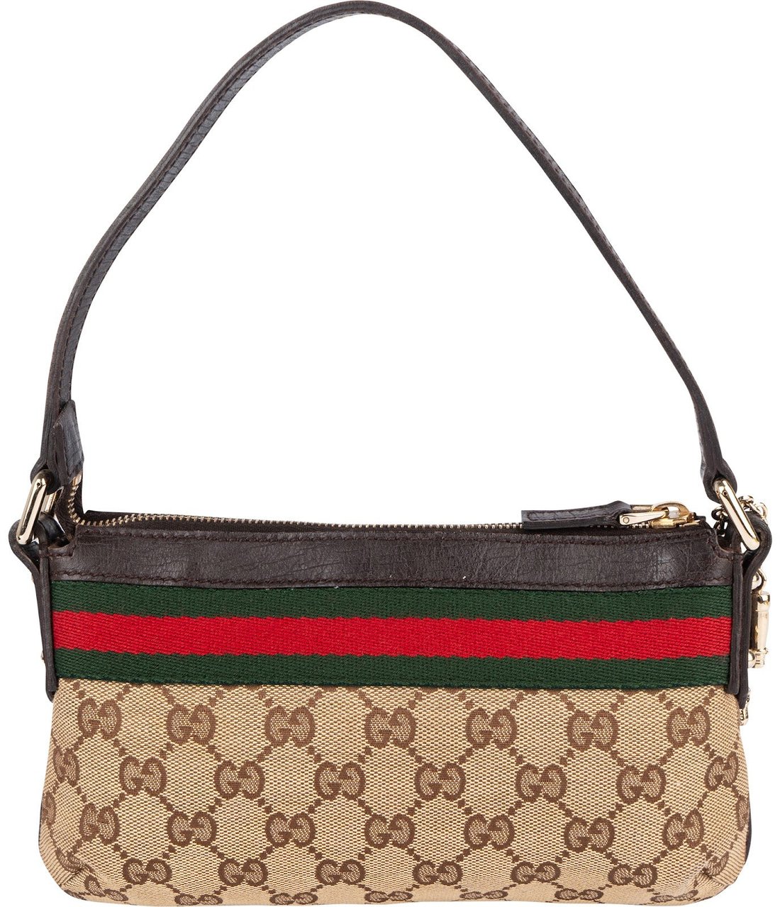 Gucci Monogram GG Sherry Line Mini Handbag Beige