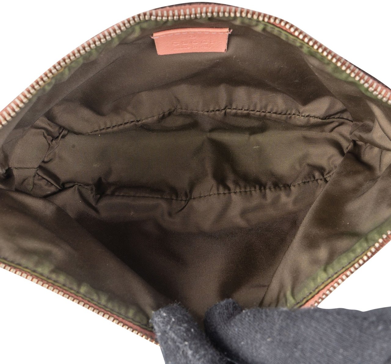 Gucci Gucci Monogram GG Pochette Accessoires Handbag Beige