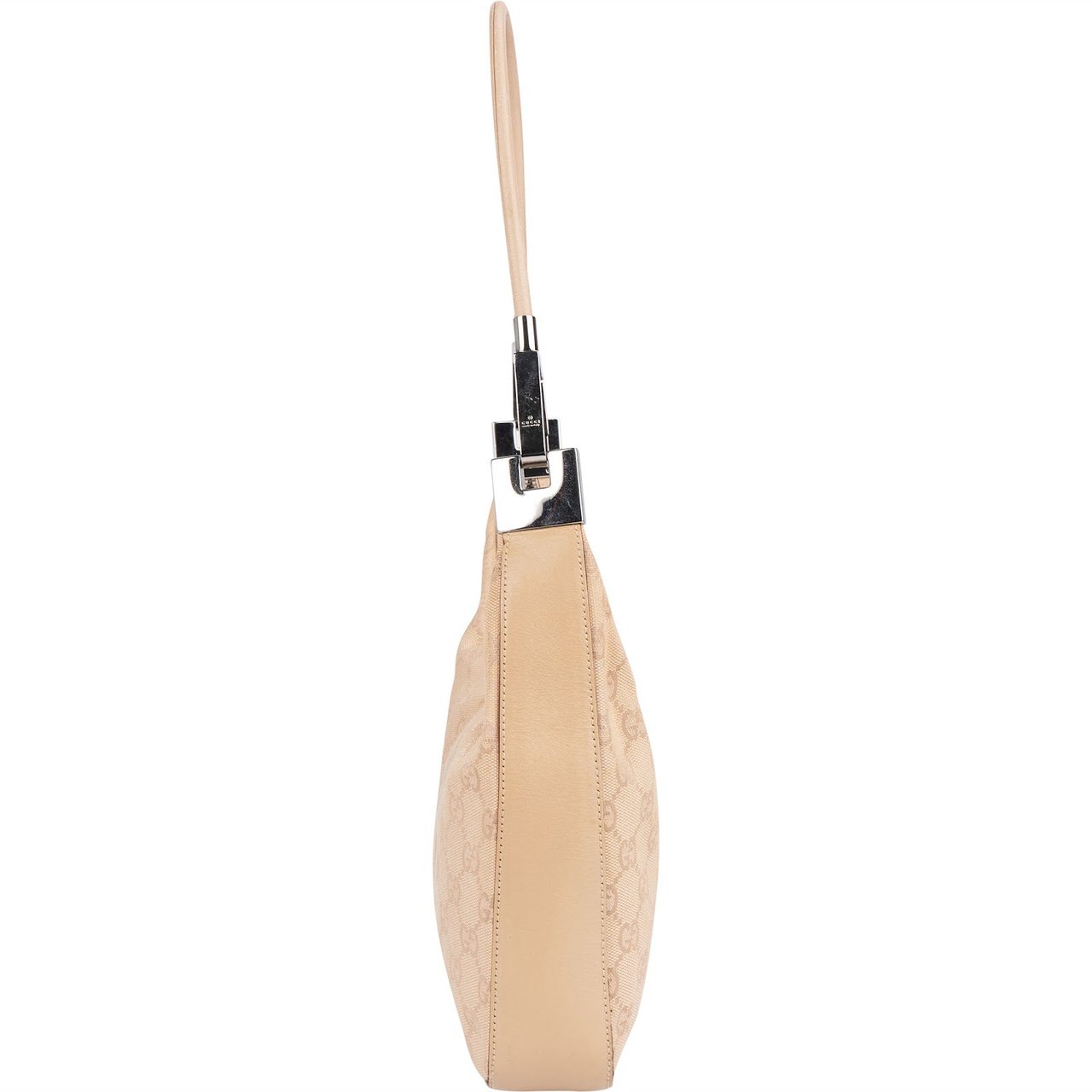 Gucci Gucci Monogram GG Small Shoulder Bag Beige