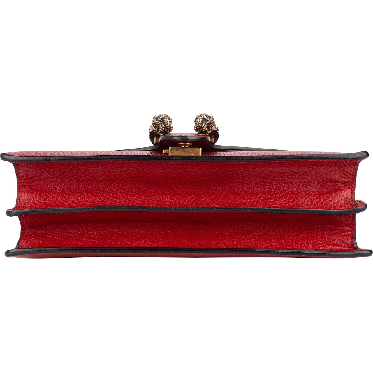 Gucci Gucci Leather Dionysus Crystal Shoulder Bag Rood