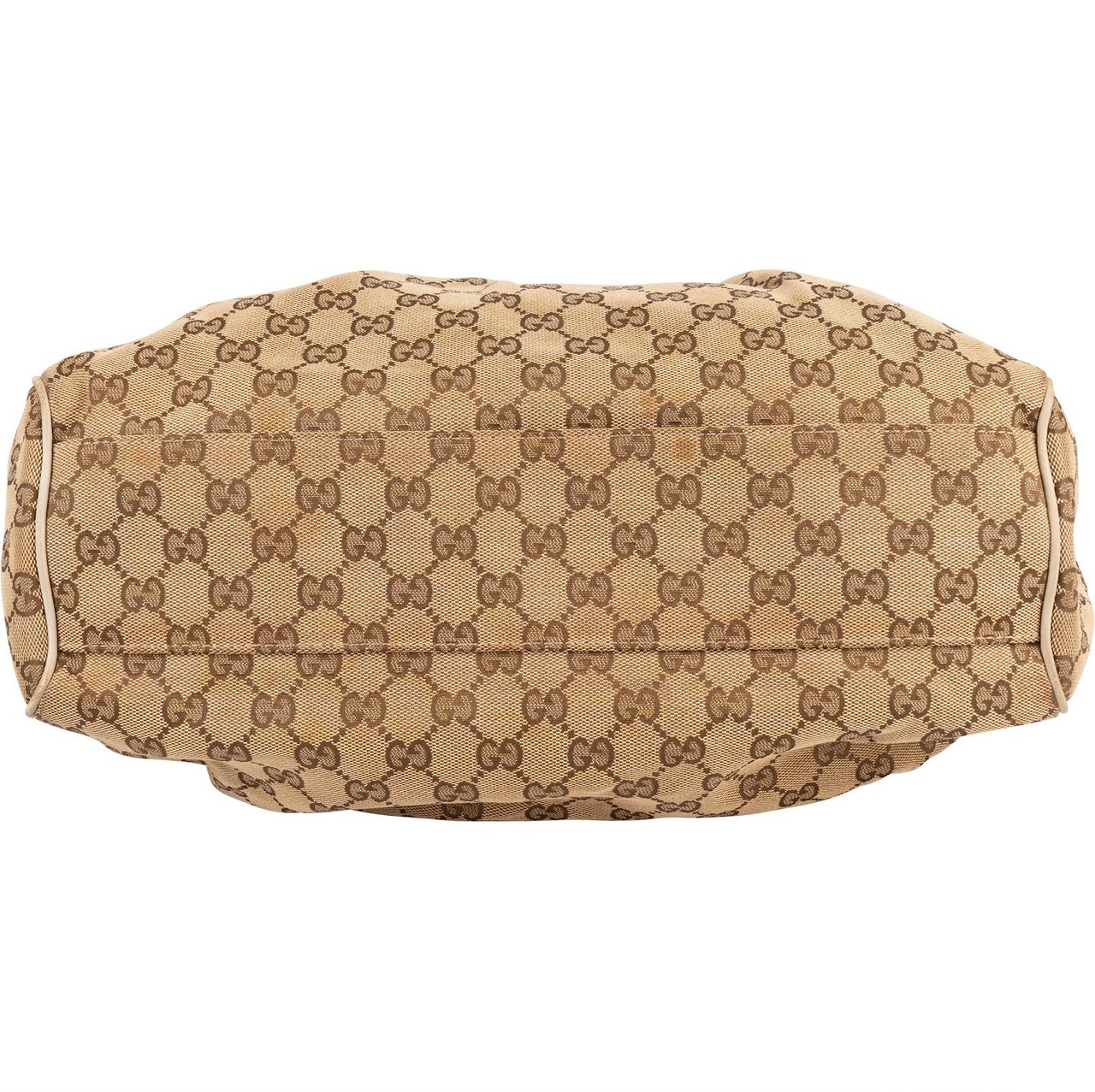 Gucci Gucci Monogram GG Sukey Hobo Handbag Beige