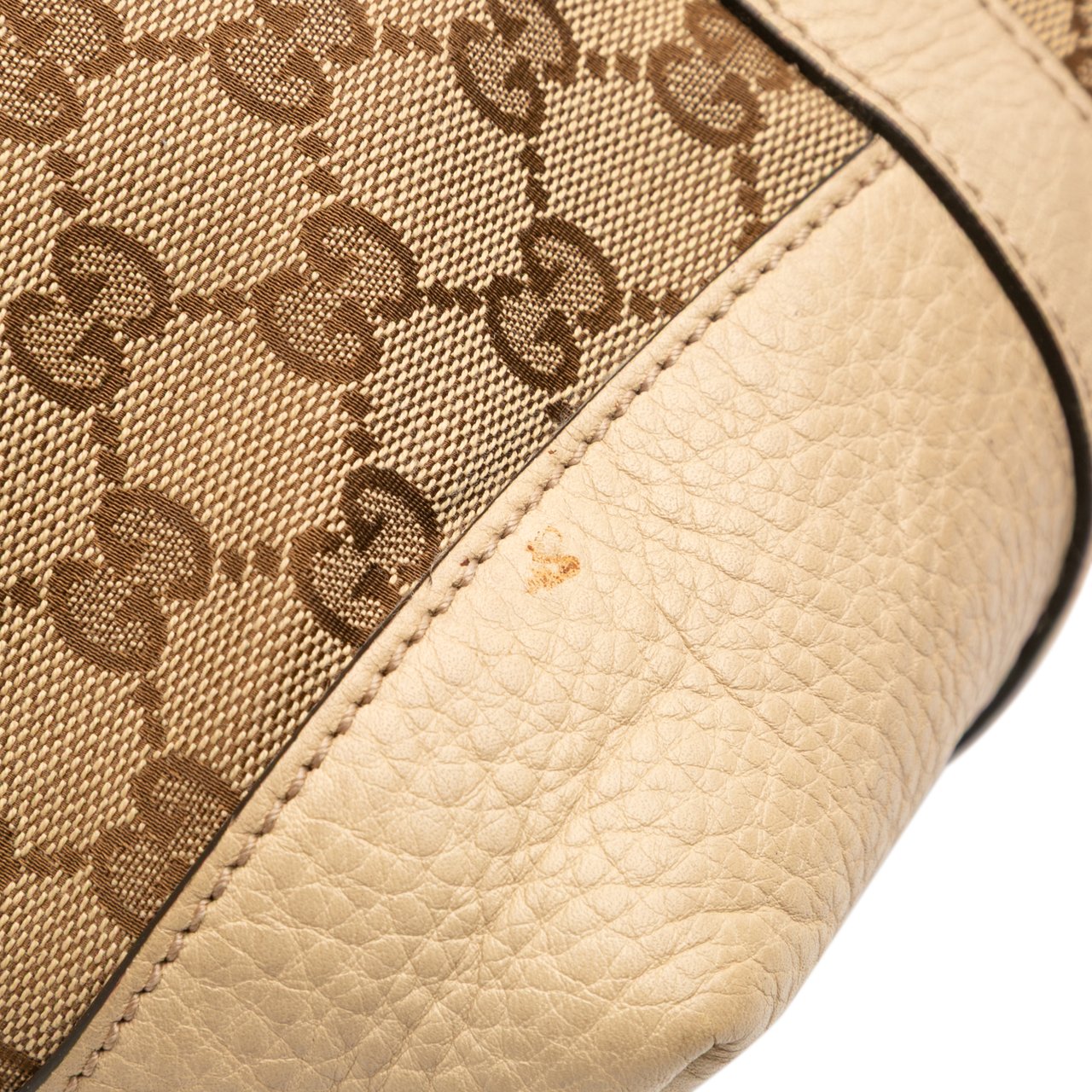 Gucci GG Canvas Miss GG Tote Bruin