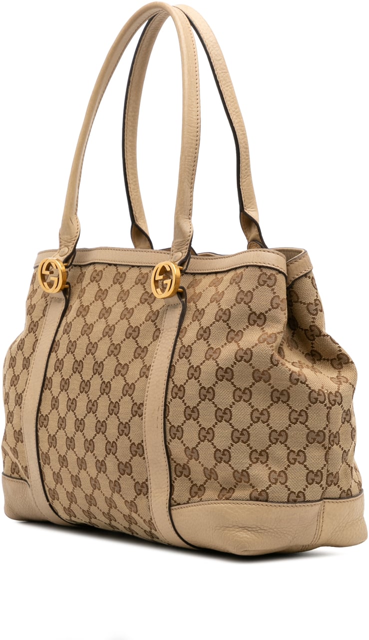 Gucci GG Canvas Miss GG Tote Bruin