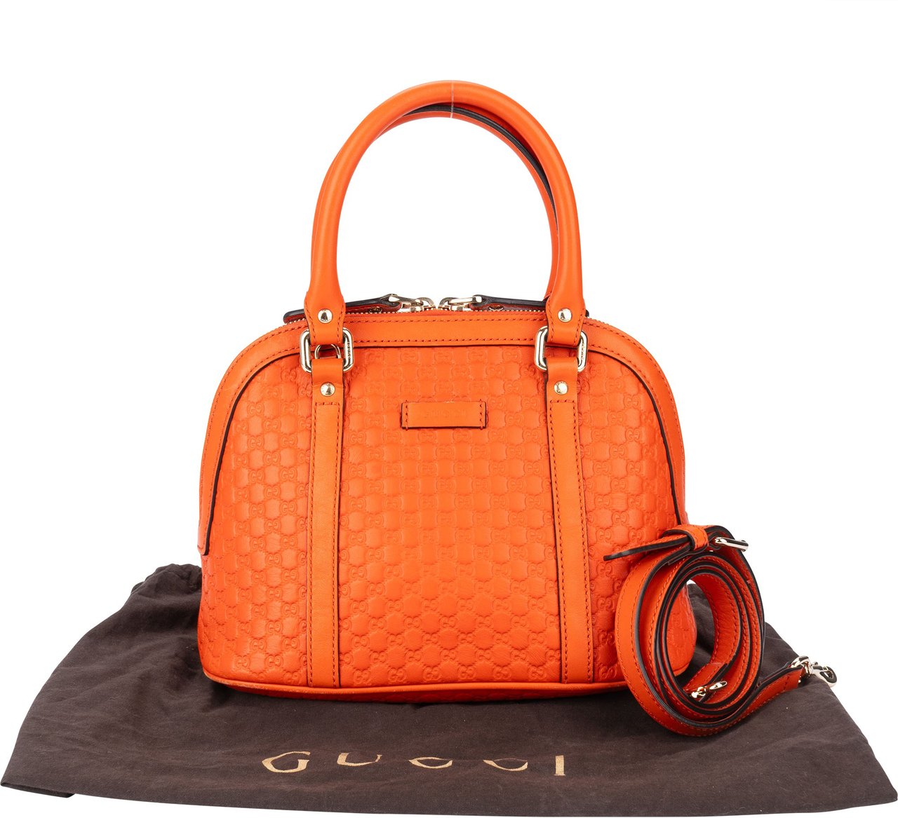 Gucci Gucci Leather Guccissima Mini Handbag Divers