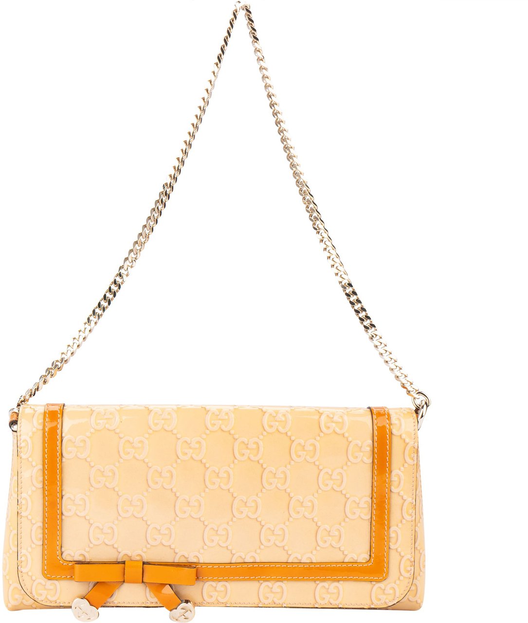 Gucci Gucci Patent Leather Heart Shoulder Flap Bag Divers