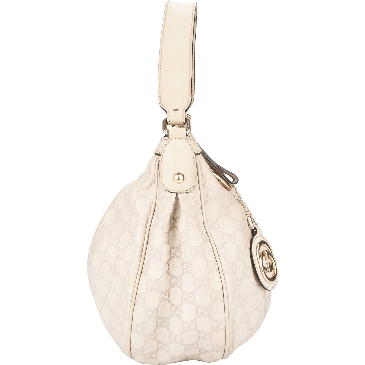 Gucci Gucci GG Leather Monogram Sukey Handbag Divers