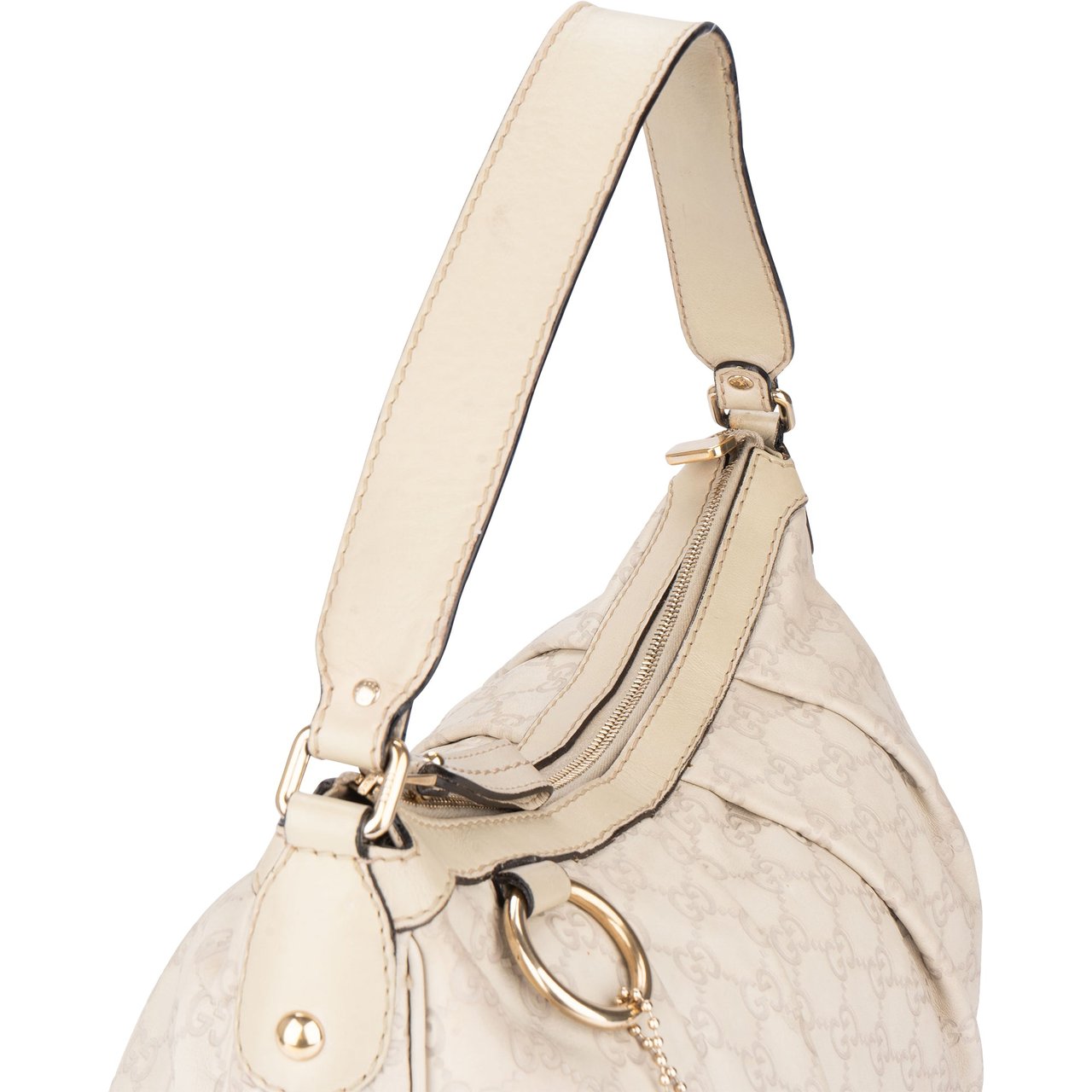 Gucci Gucci GG Leather Monogram Sukey Handbag Divers