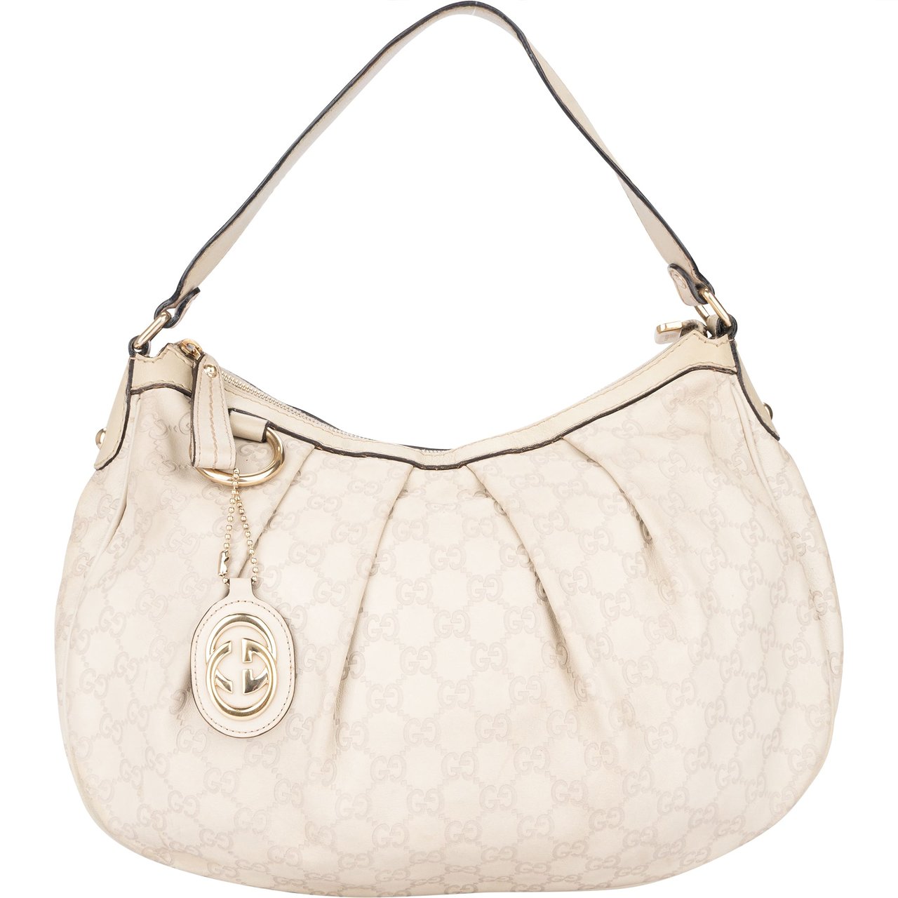 Gucci Gucci GG Leather Monogram Sukey Handbag Divers