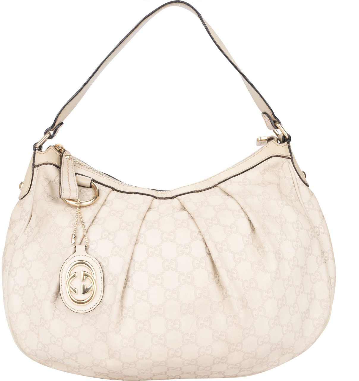 Gucci Gucci GG Leather Monogram Sukey Handbag Divers