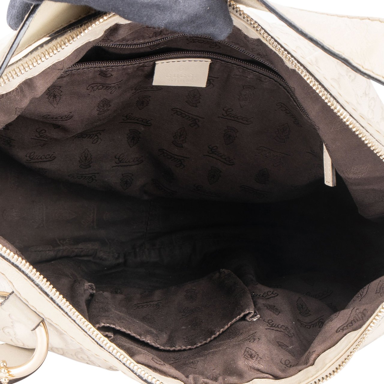 Gucci Gucci GG Leather Monogram Sukey Handbag Divers