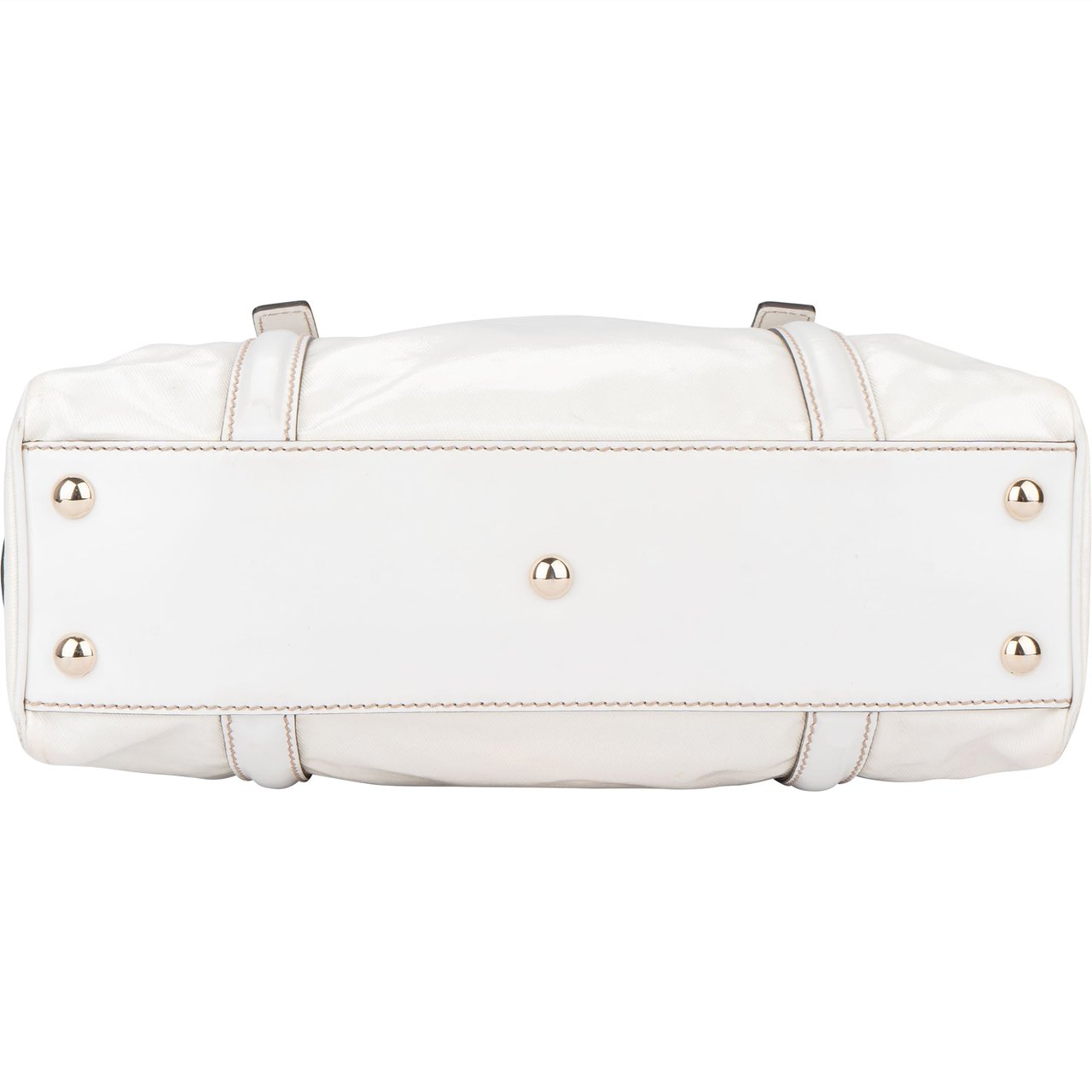Gucci Gucci White Leather GG Britt Handbag Divers