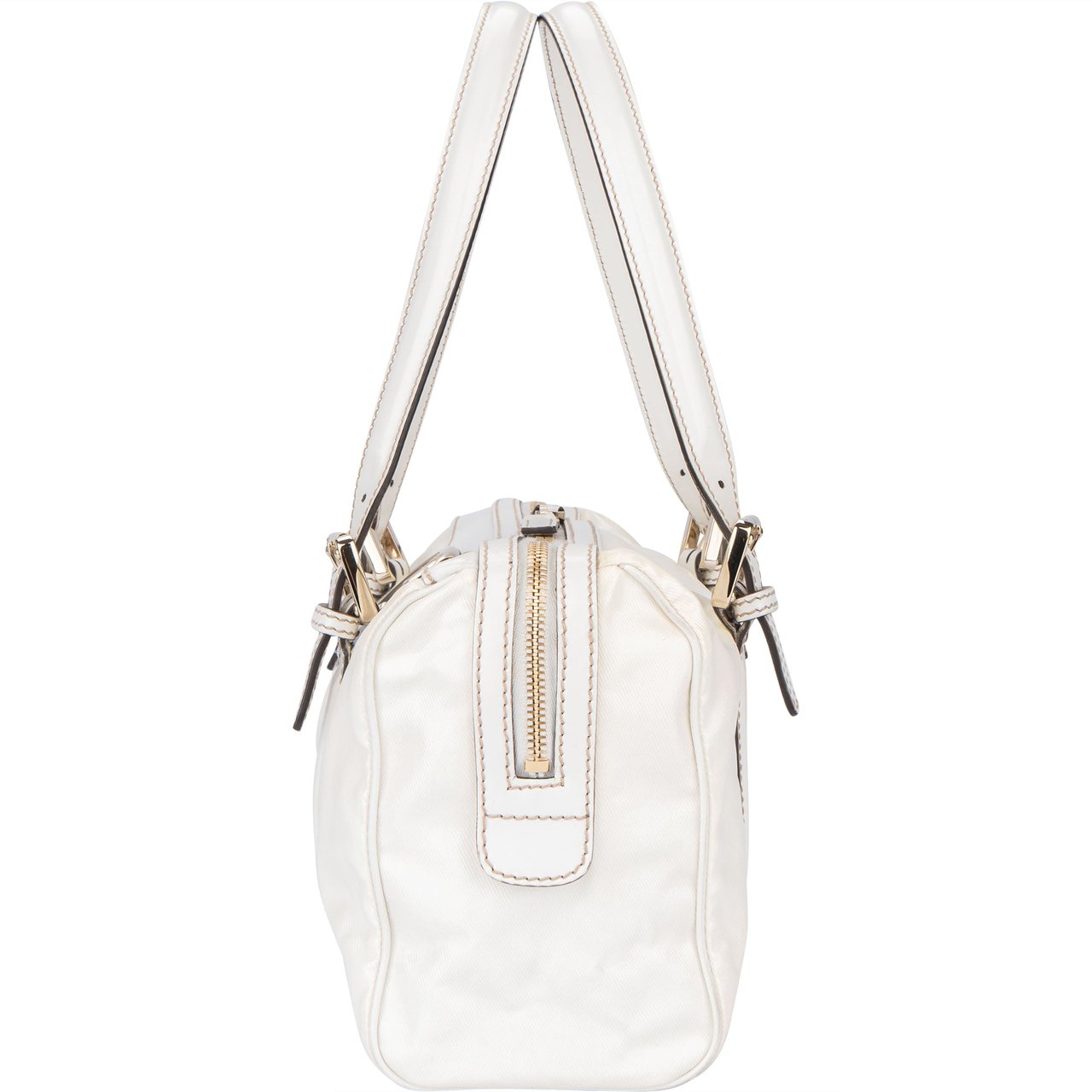 Gucci Gucci White Leather GG Britt Handbag Divers