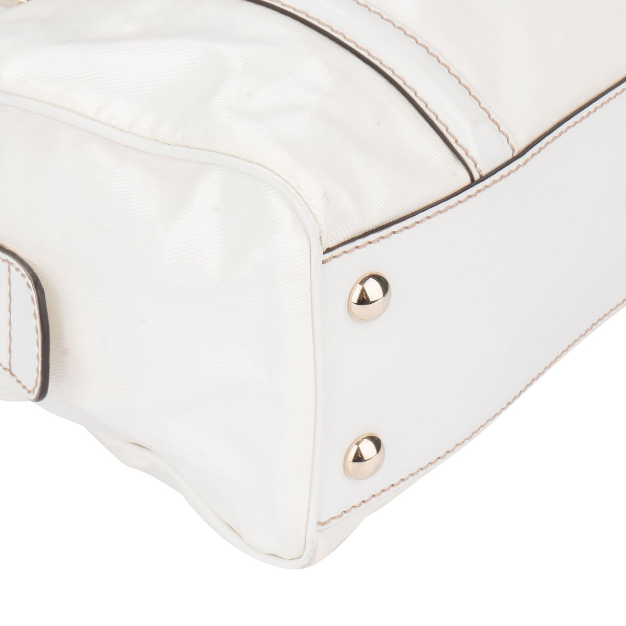 Gucci Gucci White Leather GG Britt Handbag Divers