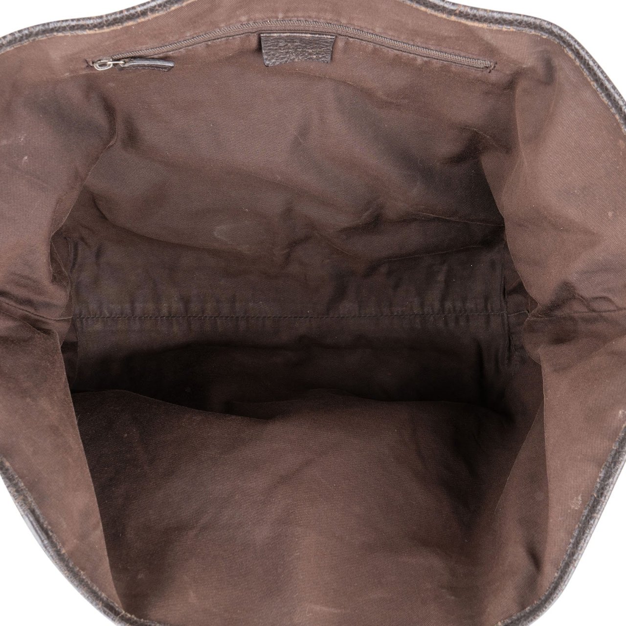 Gucci Gucci Monogram GG Canvas Charm Tote Shoulder Bag Bruin