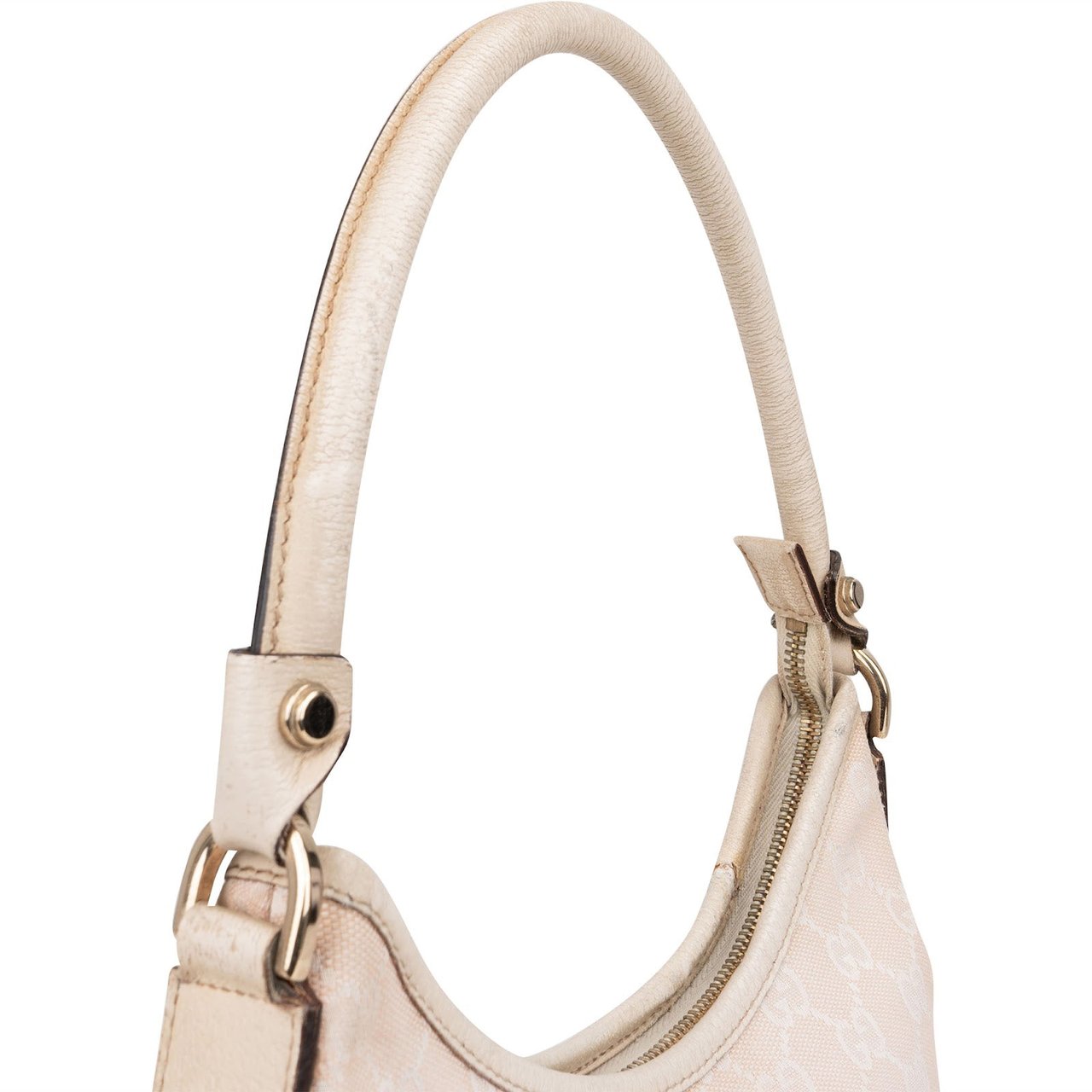 Gucci Monogram GG Canvas Abbey D-Ring Shoulder Bag Roze