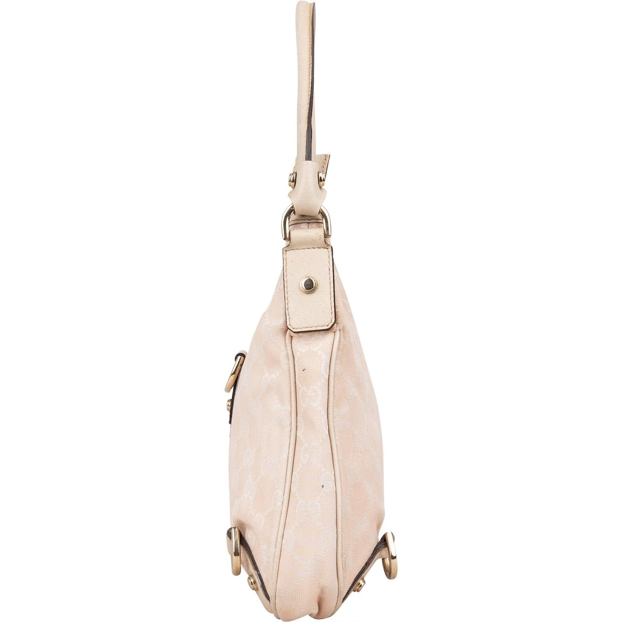 Gucci Monogram GG Canvas Abbey D-Ring Shoulder Bag Roze
