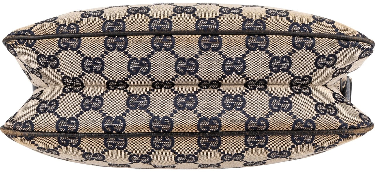 Gucci Gucci Monogram GG Canvas Pochette Handbag Blauw