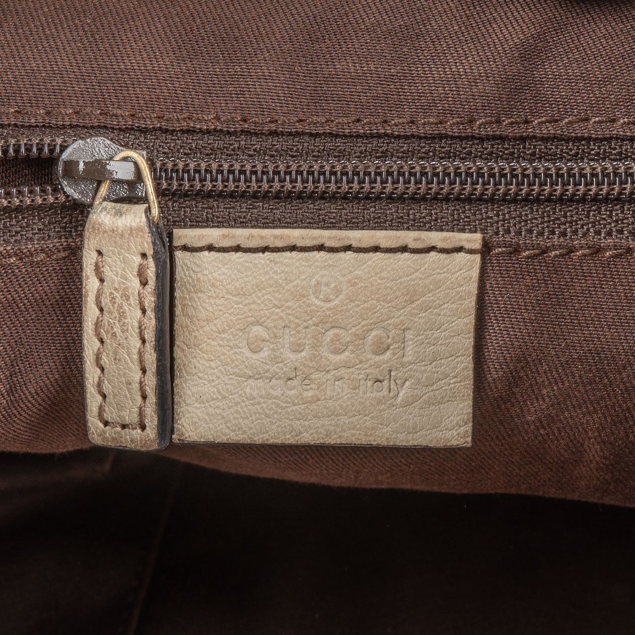 Gucci Gucci Monogram GG Canvas Web Hobo Shoulder Bag Beige