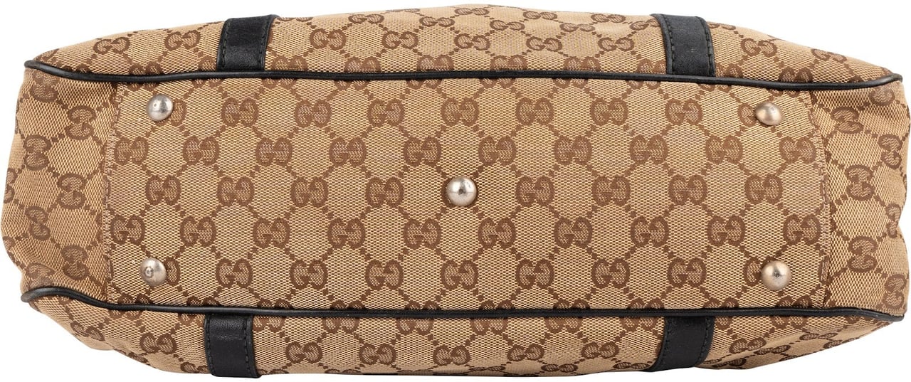 Gucci Gucci Monogram GG Interlocking Shoulder Bag Beige