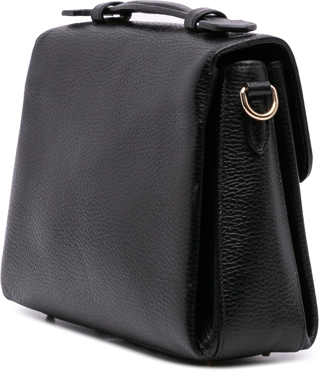 Gucci Small Dollar Calf Interlocking G Satchel Zwart