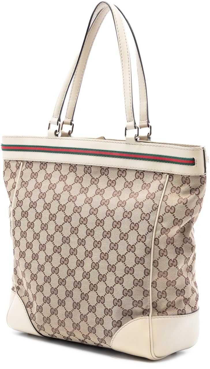 Gucci GG Canvas Mayfair Tote Bruin