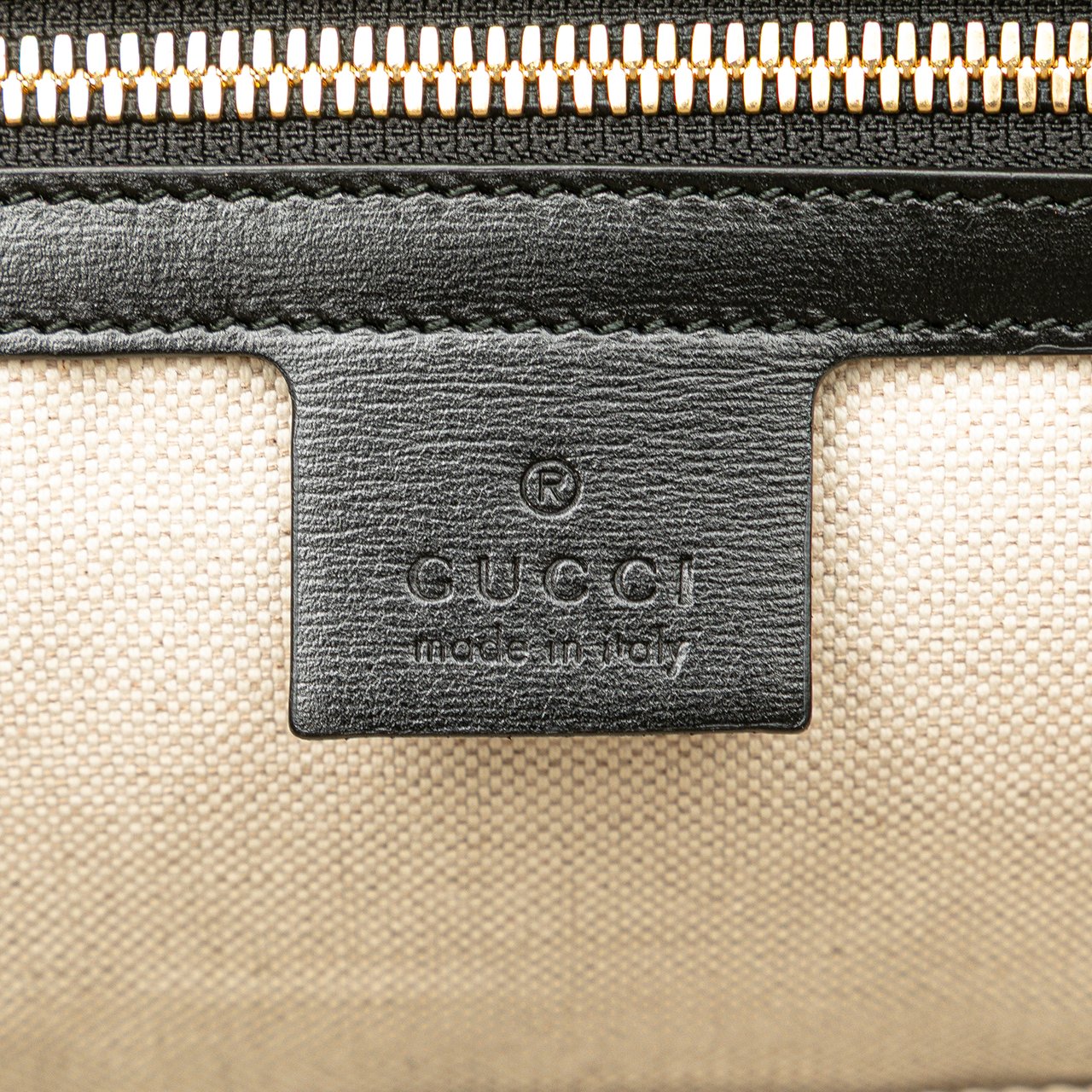 Gucci Small Leather Horsebit 1955 Duffle Bag Zwart