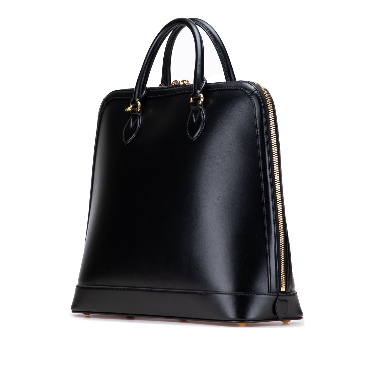 Gucci Small Leather Horsebit 1955 Duffle Bag Zwart