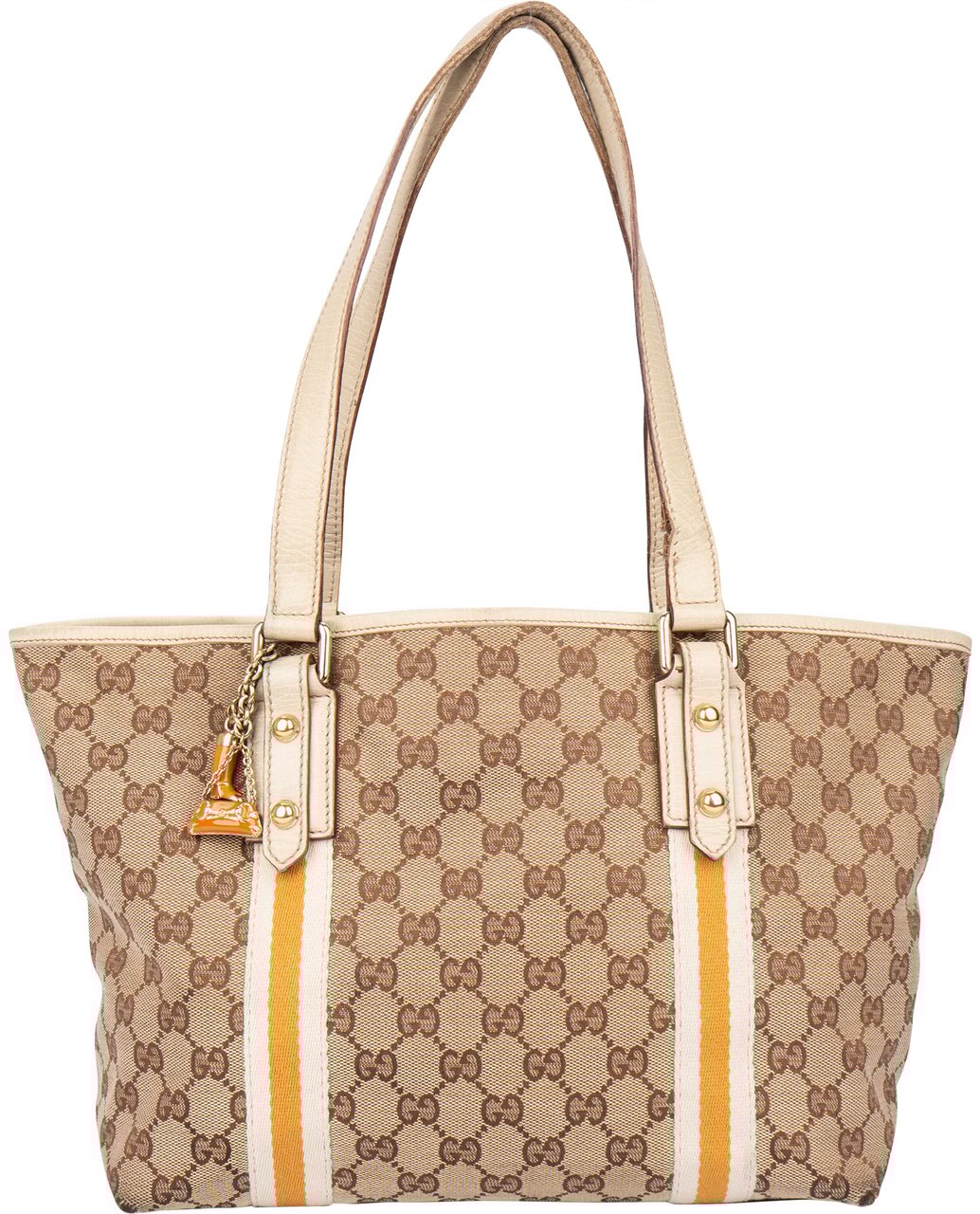 Gucci Gucci GG Monogram Jolicoeur Handbag Bruin