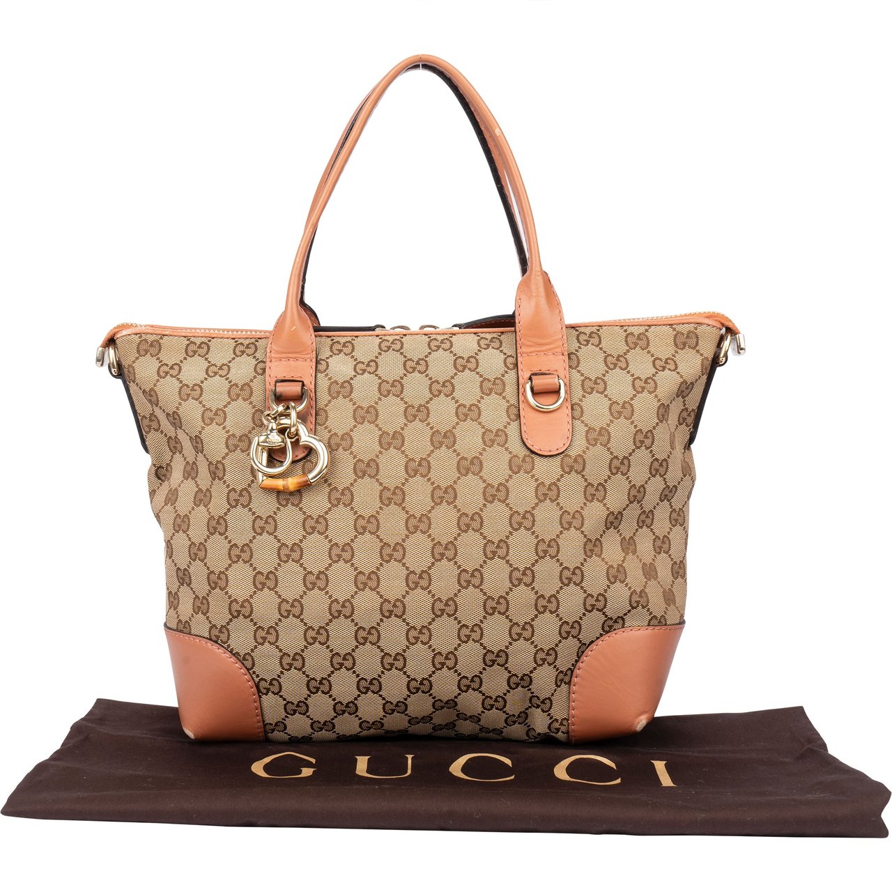 Gucci Gucci GG Monogram Heart Brit Handbag Divers