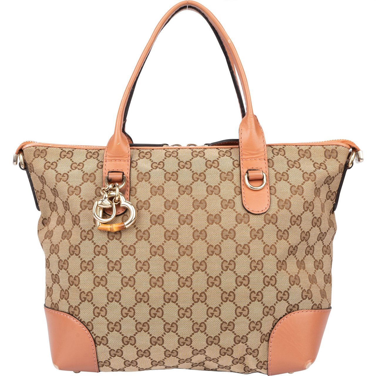 Gucci Gucci GG Monogram Heart Brit Handbag Divers