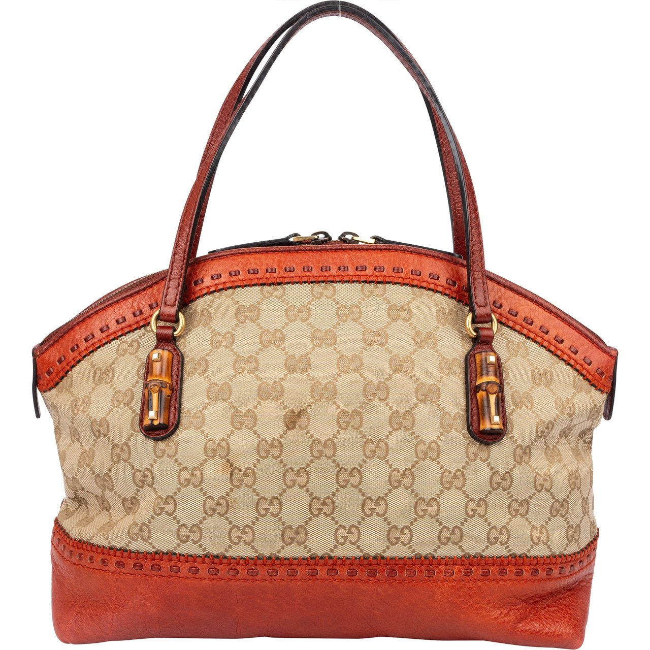Gucci Gucci GG Monogram Crafty Bamboo Handbag Divers
