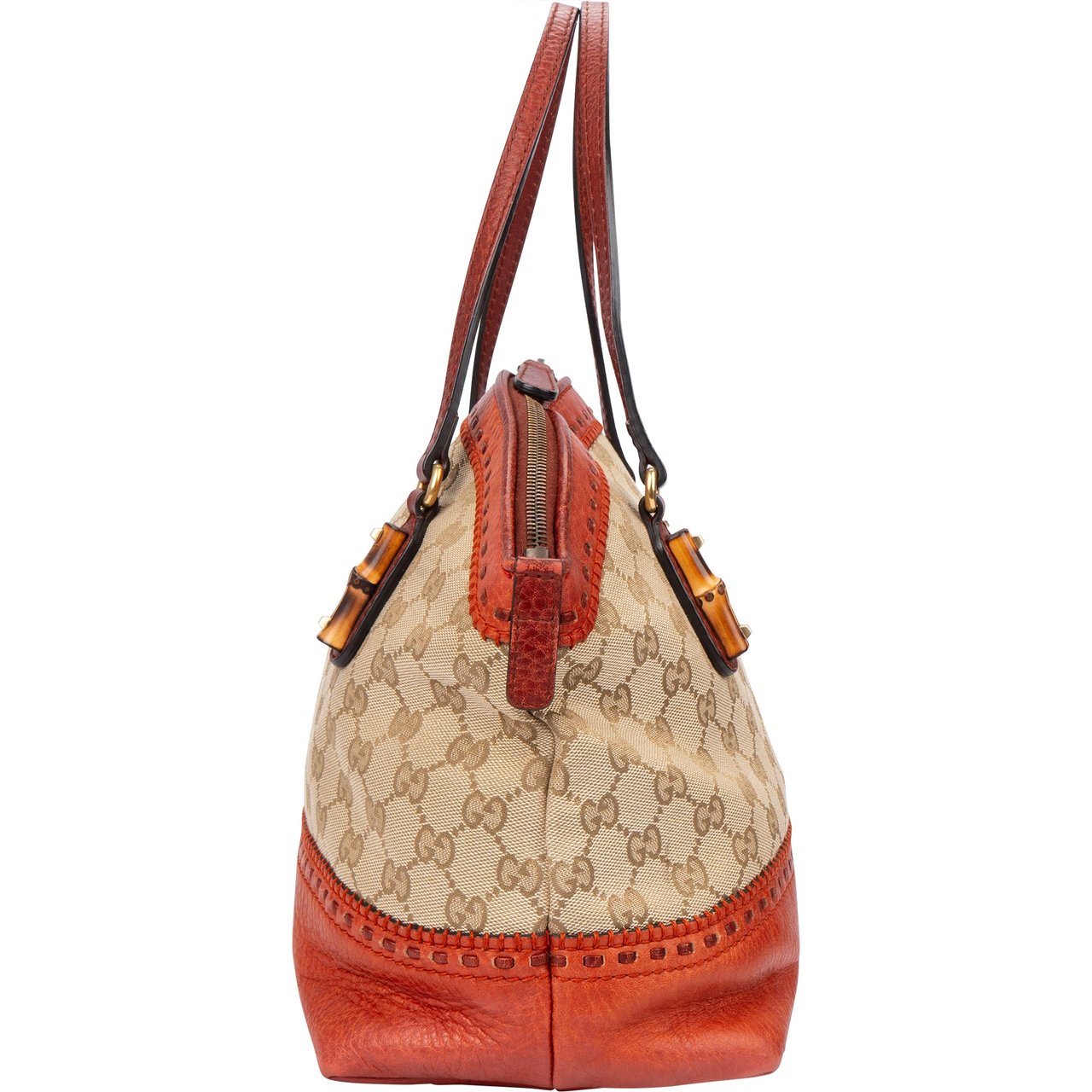Gucci Gucci GG Monogram Crafty Bamboo Handbag Divers