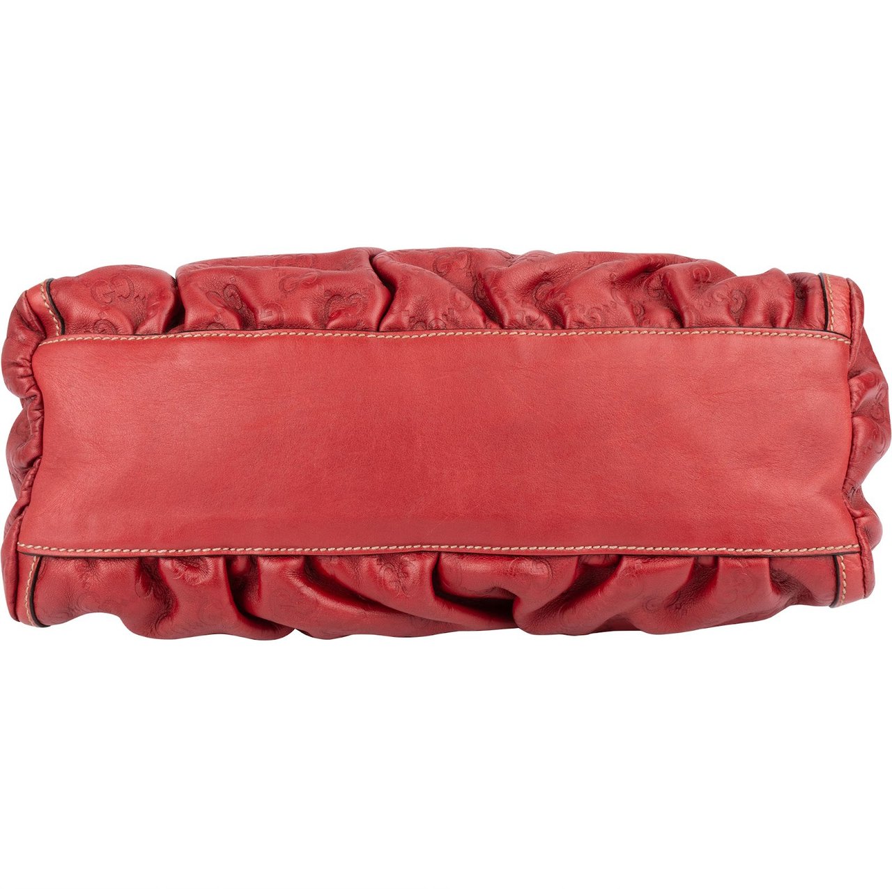 Gucci Gucci GG Guccissima Leather Abbey D-Ring Hobo Handbag Rood